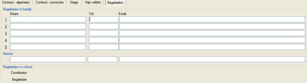 HOOFDSTUK 1. LEERLINGVOLGSYSTEEM 26 1.2.9.5 Begeleiders Figuur 1.