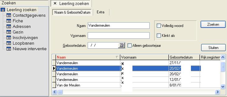 6 Interventie ingeven voor een leerling waarbij geen rol voor jou toegekend is Het is mogelijk dat