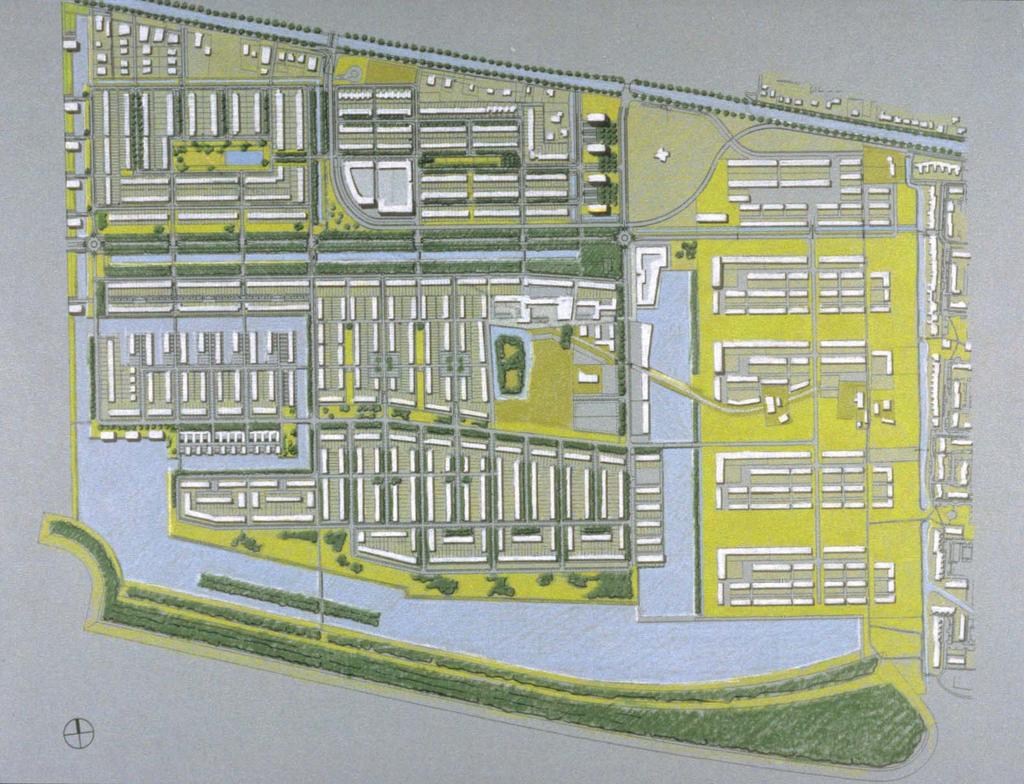 opdracht Quadrat, stedenbouwkundig plan, inrichtingsplannen buitenruimte /Leidsche Rijn/Utrecht - Veldhuizen 90 ha woongebied 2.