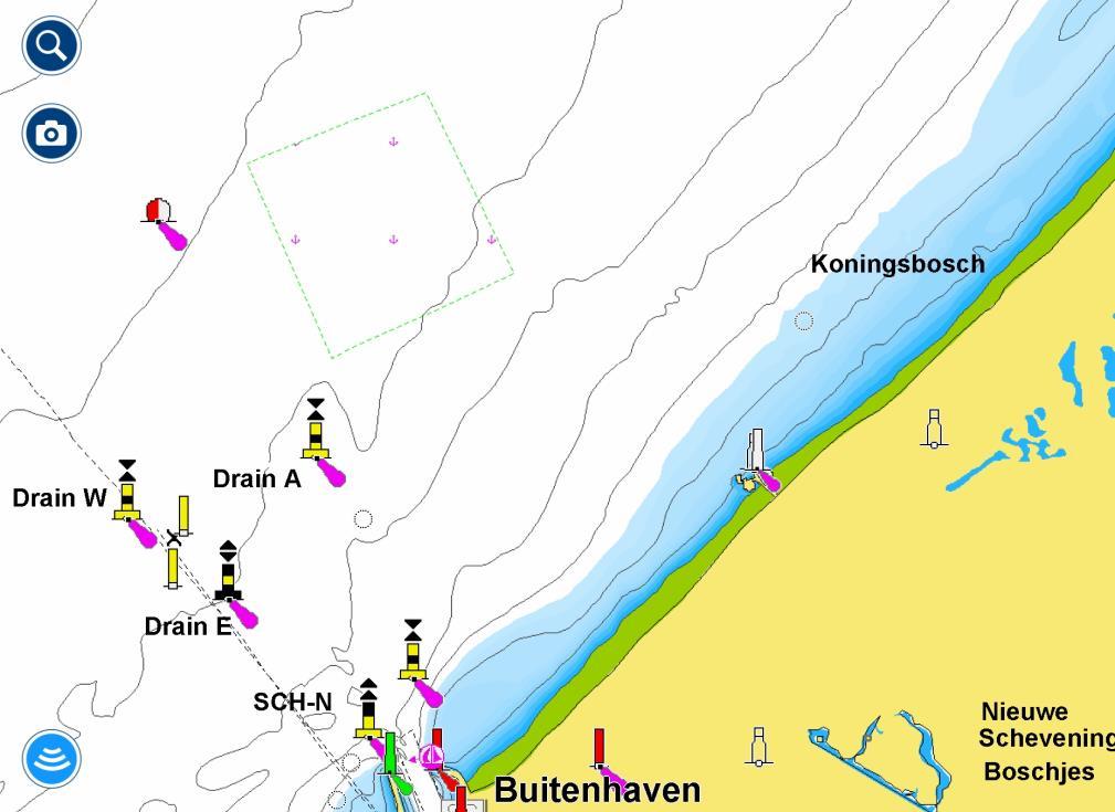 Aanhangsel A DE PLAATS VAN DE WEDSTRIJDGEBIEDEN ORC en IRC: Mogelijke wedstrijdgebieden voor de Windward Leeward banen (ORC en IRC): SCH Wedstrijdgebied Noord PSCH-A PSCH-B Drain B SCH