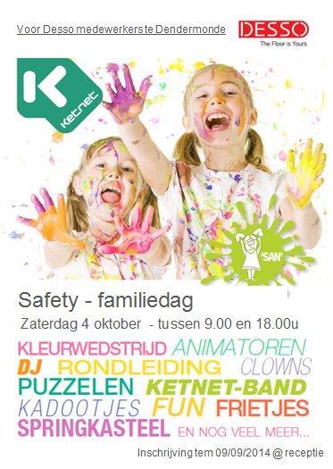 Voor HSE Safety Familiedag Fier de werkplek aan familie tonen Leren over