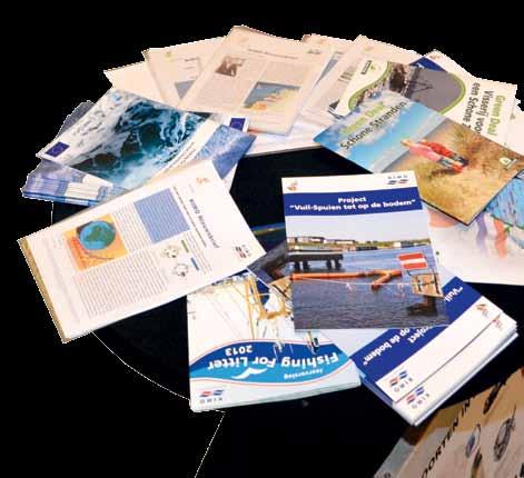Rapport 2015 - Coördinatie Fishing For Litter project Nederland 13.0 Voorlichting en publicaties In 2014 en 2015 heeft KIMO Nederland en België op diverse plaatsen presentaties gegeven.