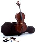 Cello Celloset, inclusief strijkstok, etui en accessoires Perfectie tot in de kleinste details. De topmodellen van het MENZEL-gamma verwennen zelfs veeleisende musici.