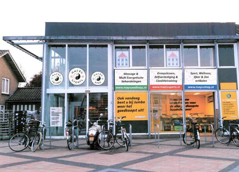Zetten Reclame-uiting 1 Eerste voorstel Voor een fitnesscentrum in Zetten dat is gevestigd op de eerste verdieping was een duidelijk zichtbare reclame van groot