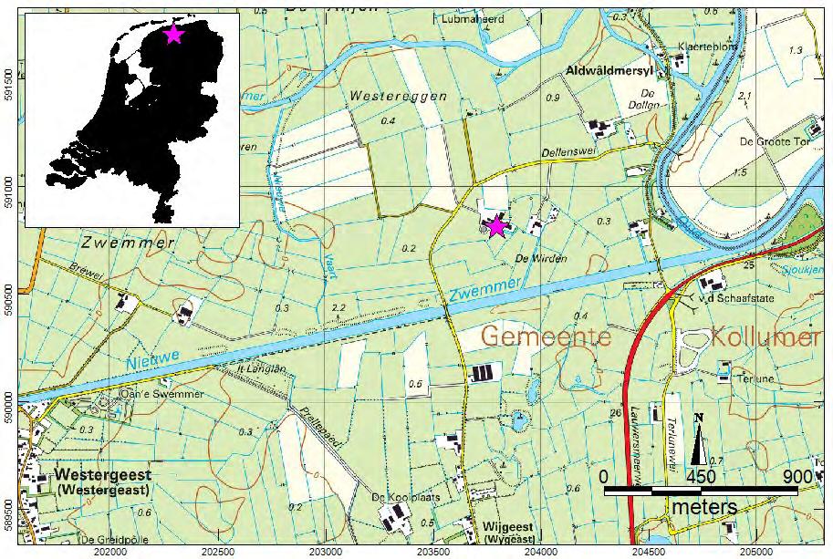 1 Inleiding 1.1 Kader In opdracht van CSO Milfac heeft ArGeoBoor een bureauonderzoek en een waarderend booronderzoek uitgevoerd op de locatie Dellenswei 2 te Oudwoude (Gemeente Kollumerland).