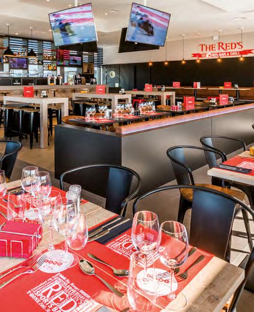 The Sports Bar atmosphere, menu and more The Red s