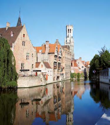 Bruges offers a unique experience: staying within