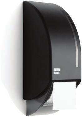 Bovendien is door inzet van gerecycleerde kunststof het productieproces van Satino Black dispensers aanzienlijk energiezuiniger dan wanneer nieuwe kunststof wordt gebruikt.