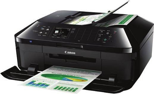 XL-cartridges en high-speed printen en kopiëren. Printen, faxen, scannen en kopieren. Afdrukresolutie tot wel 9600 dpi en FINE-cartridges. Printsnelheid 15,0ipm in zwart en 10,0ipm in kleur.