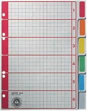 Zowel met aan twee zijden bedrukte tabs, als met gekleurde blanco tabs verkrijgbaar. Per set verpakt in krimp. Met geplastificeerde bedrukte tabs.
