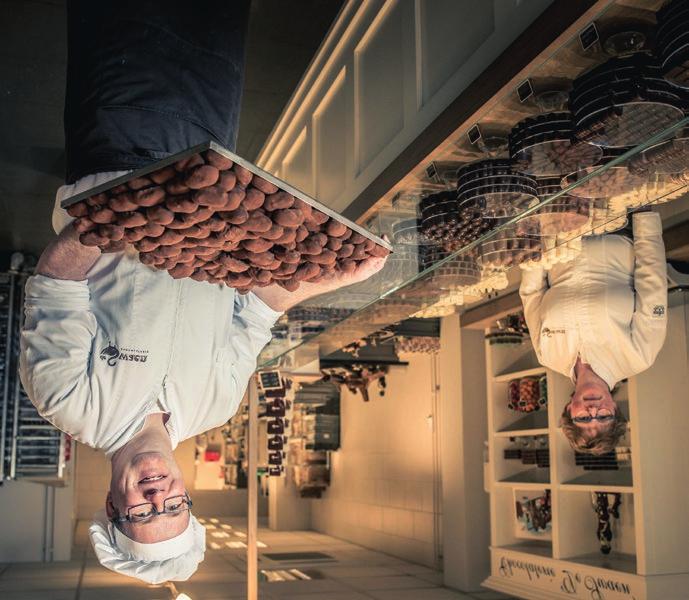 Roel is trots op zijn chocoladeproducten die ambachtelijk en met PASSIE worden