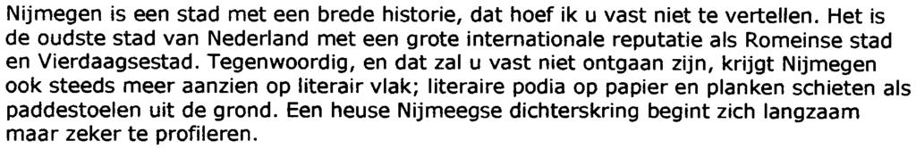 Marjolein Pieks De Wetstraat 5 6543 GE Nijmegen 024-3773770 marjoleinpieks@hotmail,com http://marjo,nivelan,net afgedaan: Nijmegen, 5-11-04 Beste leden van de Raad van Nijmegen, Hierbij richt ik mij