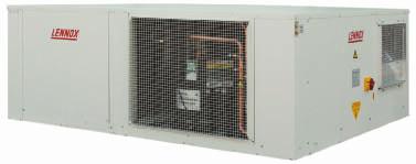 Packaged en Split Airconditioner FLATAIR voor kanaalaansluiting Cooling only * PRIJZEN Laag geluidsdruknivo. Centrifugaal verdamper- en condensorventilator. Microprocessor regeling.