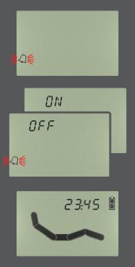 Op het scherm knippert het symbool tijdsaanduiding, alsook de minutenaanduiding. U kunt nu de minuten instellen met de toetsen + en. - Toets PROG indrukken.