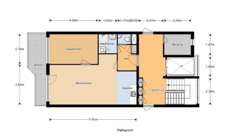 Plattegrond: Voorwaarden: Indien u NIET voldoet aan de hiernavolgende inkomenseisen, is het niet mogelijk de woning aan te huren.