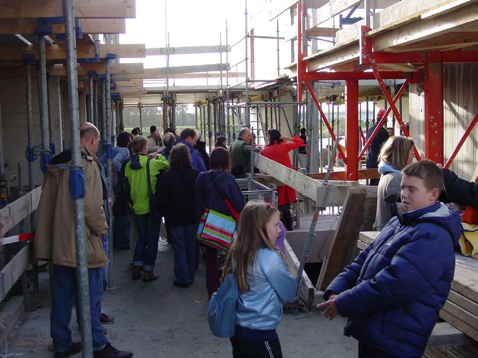 stadslandbouwbedrijf, vertegenwoordigers van het projectbureau Zeeburgereiland.