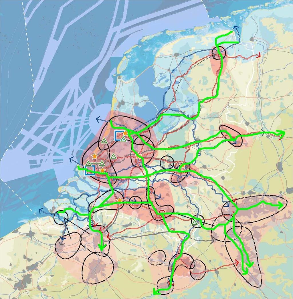 1 Hoofdrelaties railgoederenvervoer Nederland 75% zeehavens gebonden 80% internationaal verkeer 67% naar Duitse grens aandeel in modal split NL 7% railaandeel in