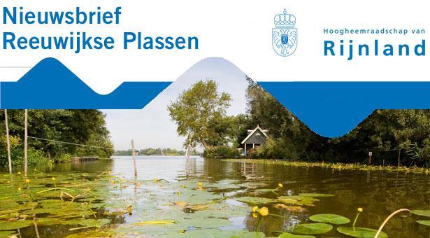 Nieuwsbrief november 2014 Reeuwijkse Plassen schoner en mooier Het hoogheemraadschap van Rijnland neemt tot 2015 verschillende maatregelen