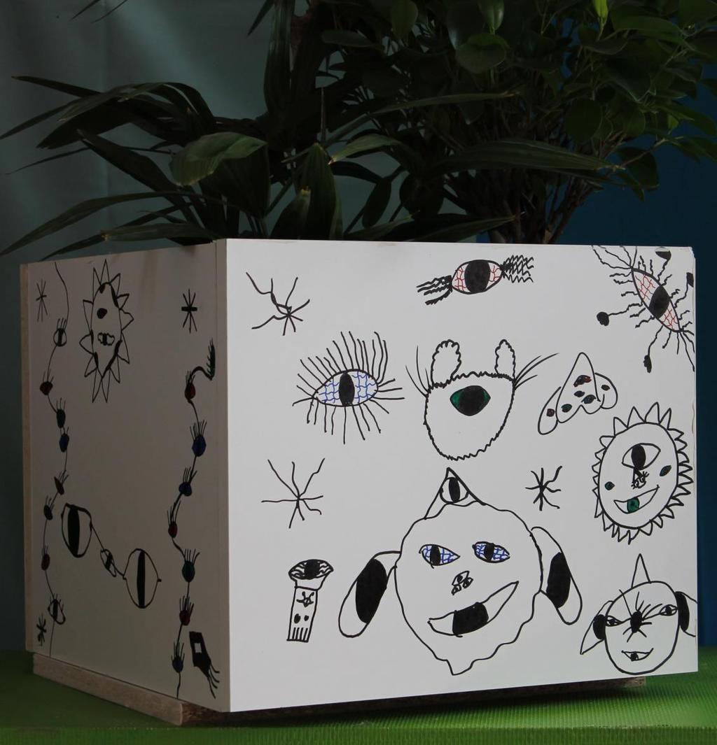 Titel : La vista (vertaling : de blik) Gemaakt naar Joan Miro De kunststroom is surrealisme.