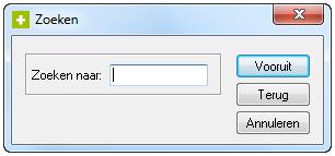 Door middel van <Boeking> kunt u direct de betreffende boeking / dossier oproepen. Door middel van de Toolbar kunnen meerdere functies opgevraagd worden.