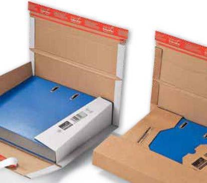 980 225 Beveiliging voor ordners De ordnerverzendverpakking met dubbele CP 055 Geschikt voor DIN A4 ordners met