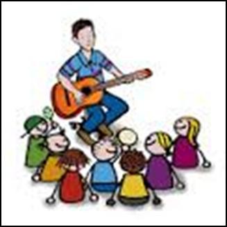 Trudy Baard komt met ons, en vooral met de kleintjes, een voudige liedjes oefenen en zingen, waarbij de kinderen ook muziek mogen maken. Muzikale begeleiding is op de gitaar.