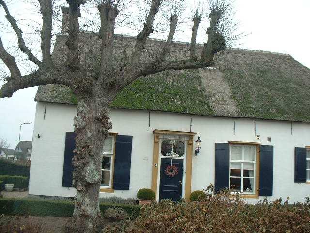 De bebouwing in de uitlopers en bebouwingsclusters zijn gesitueerd op de kop van de kavel, aan het lint (de wetering of de weg).