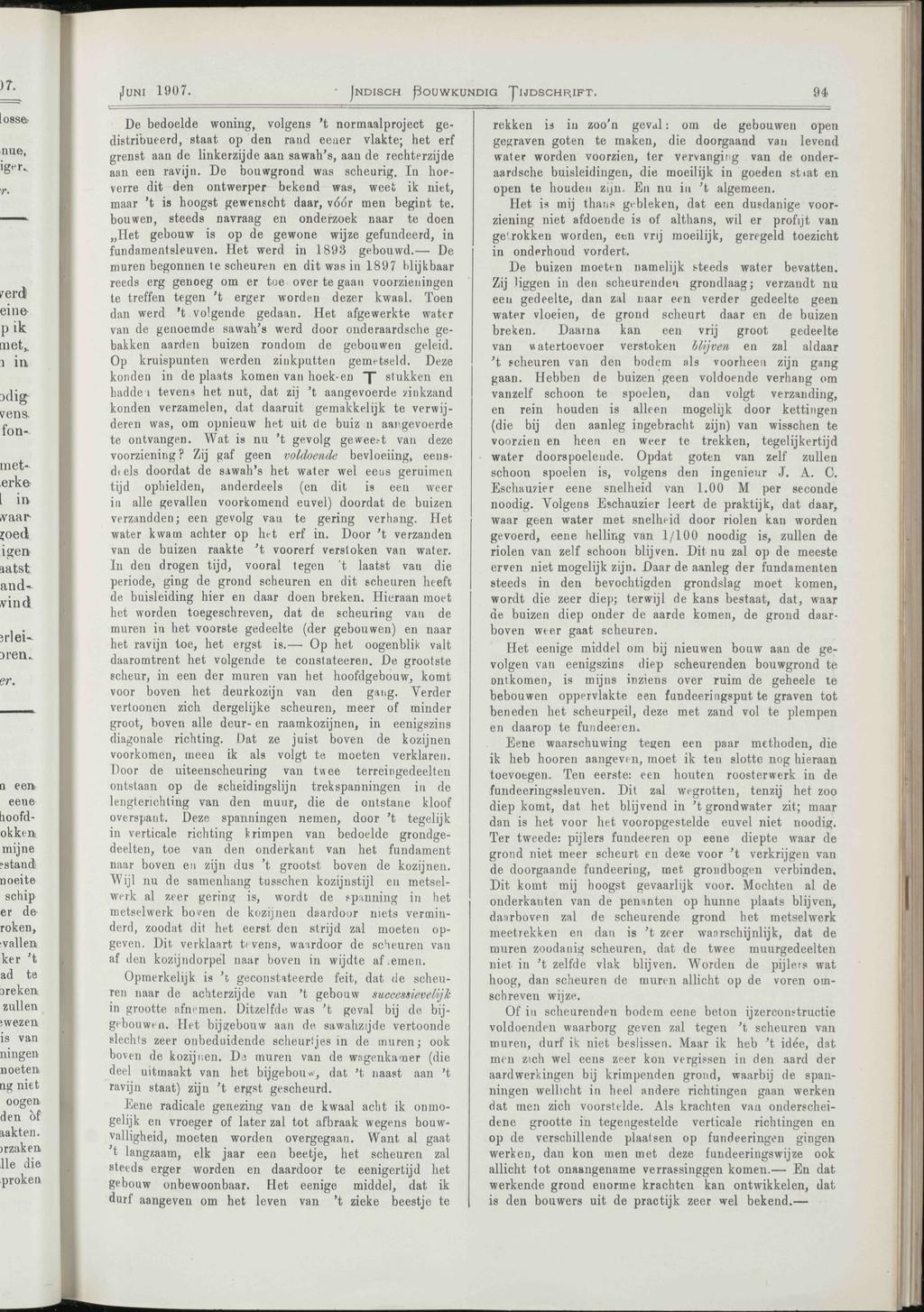 /UNI 1907. ' INDISCH J^OÜWKUNDIQ TIJDSCHRIFT.
