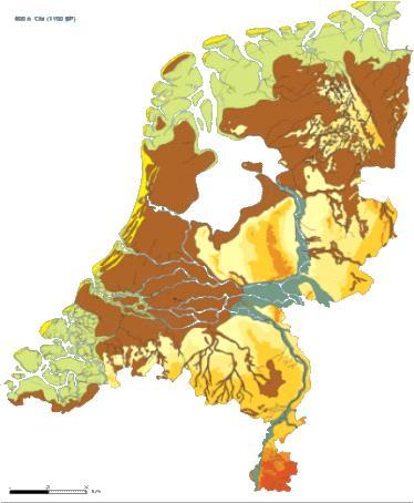 Nederland in feite één grote delta waar de zee
