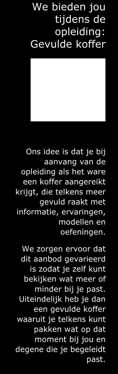 ontvangen. Meer informatie hierover vind je bij de dagtraining, die hiervoor is beschreven.