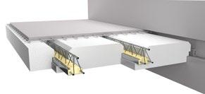 b.v. een verlaagd plafond en minerale wol. Met EBM-vulelementen De Staltolight -vloer met EBM-vulelementen is bestemd voor de realisatie van niet-isolerende vloeren in beton.