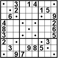 Puzzel voor na de workshop. Hieronder staat een hele mooie sudoku die uitstekend geschikt is om de Pi-dag te vieren.