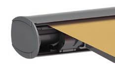 zonwering biedt de Opal Design II Volant Plus optimale zonwering, bescherming tegen verblinding en