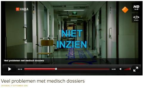 doorgaans met papieren kopieën van het medisch dossier