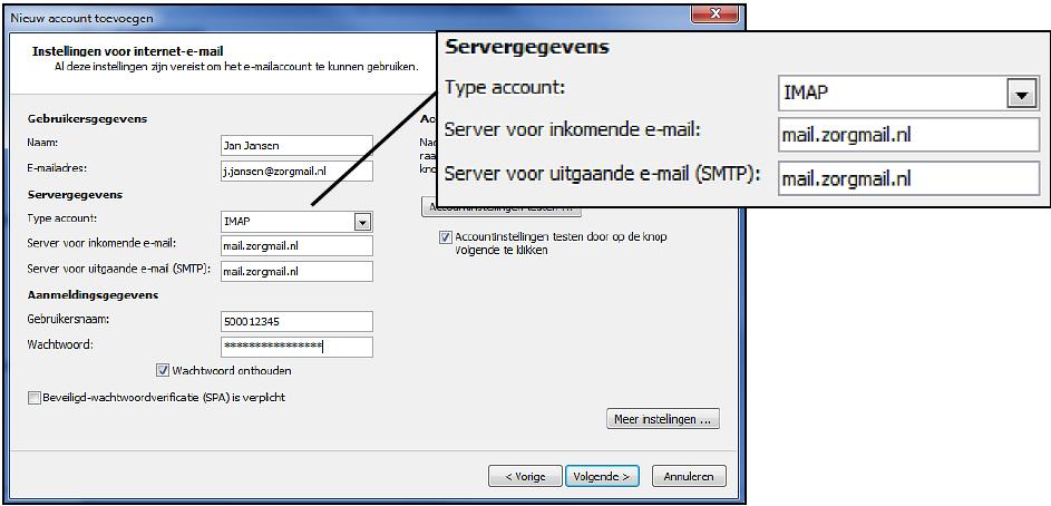 Wij adviseren IMAP, zodat men vanuit verschillende apparaten toegang tot zijn berichten kan krijgen, en met zowel een eigen mail Client als met webmail.