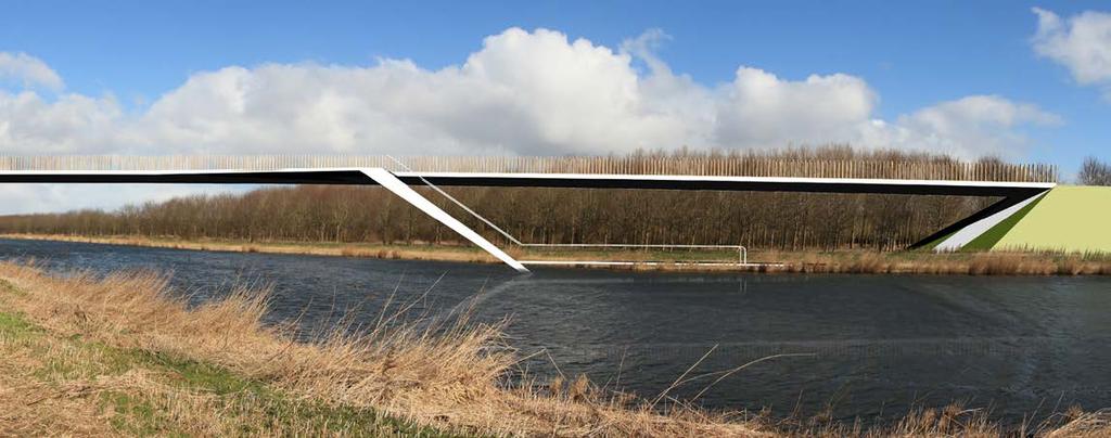 over de A6 tussen Almere en Lelystad, een brug die volgens ons