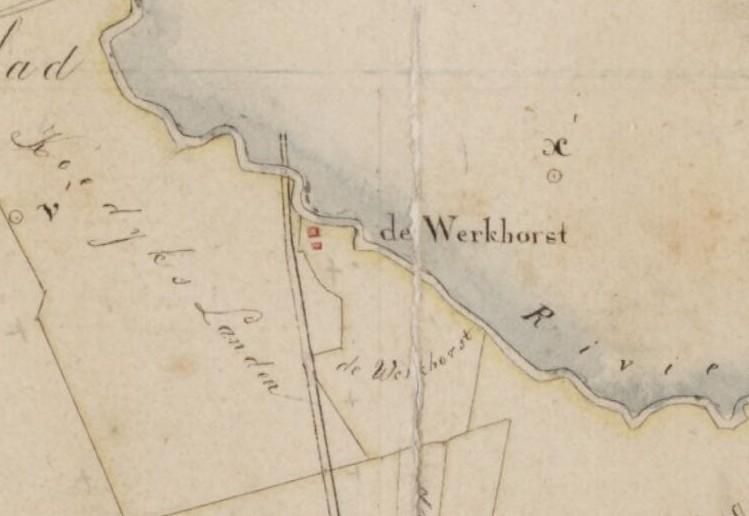 25 Figuur 14: Verzamelplan Staphorst 1811-1832 (Kadaster 1811). Het plangebied ligt in de rode cirkel.