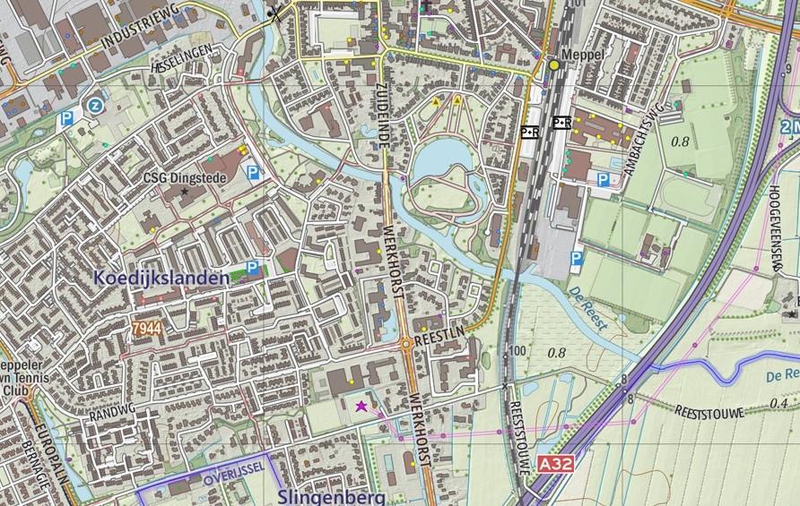 3 Administratieve gegevens Projectnummer 2015073101 Provincie Drenthe Gemeente Meppel Plaats Meppel Toponiem De Werkhorst 30 Centrum locatie (m RD) 209.290; 522.530 (x; y) Omvang plangebied 8.