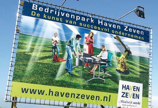Eersteklas bedrijventerrein Haven Zeven GEEFT SUCCES DE RUIMTE Bedrijvenpark Haven Zeven aan de A59 in Waalwijk maakt zijn belofte waar.