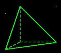 2 Het grondvlak van de piramide hiernaast is een gelijkbenige rechthoekige