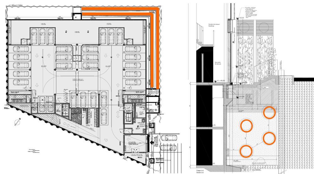 Thema ENE Energie Voorbeeldgebouw : Aeropolis, passief kantoorgebouw (nieuwbouw), 1030 Brussel, Architectes Associés