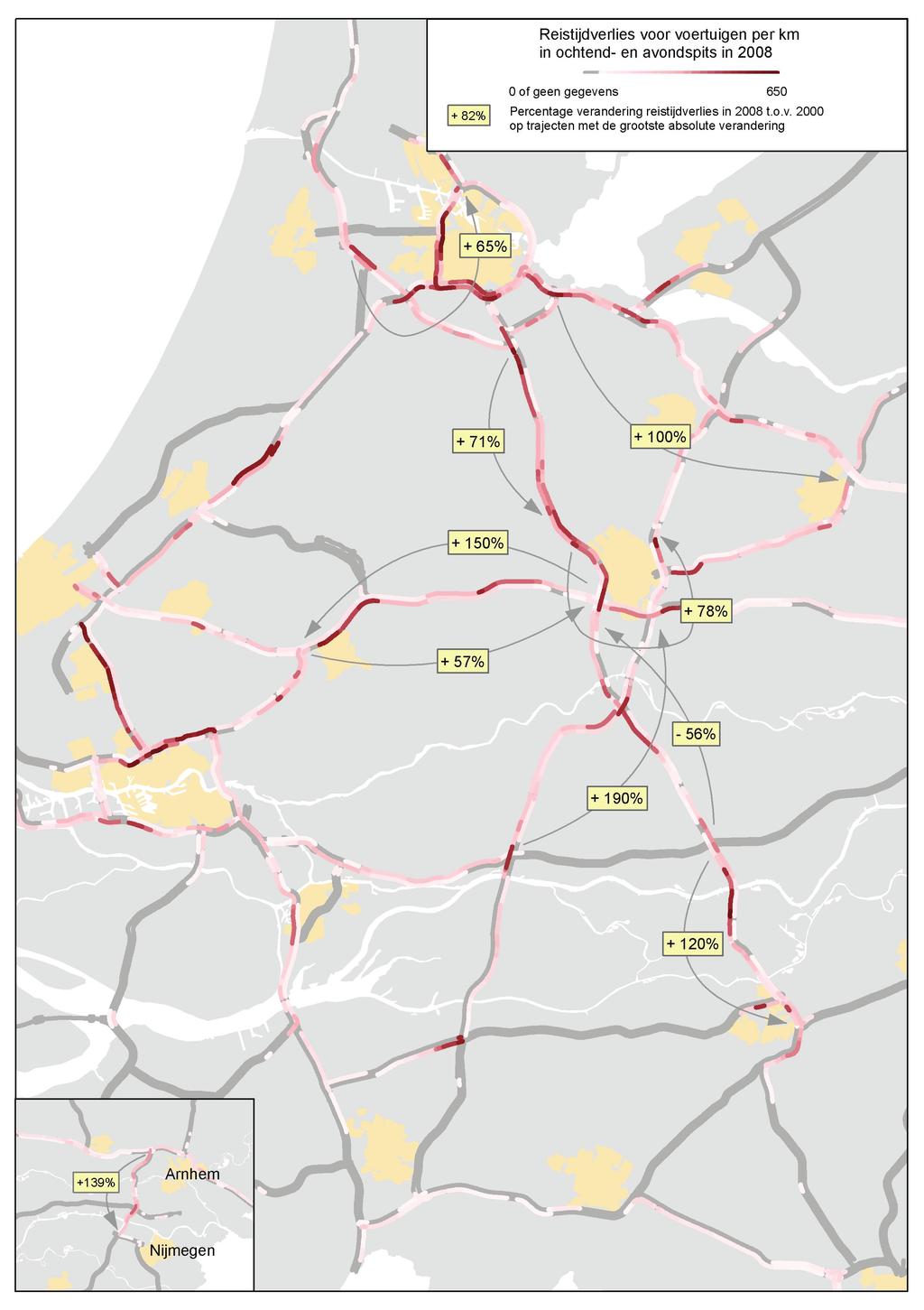 Verklaring mobiliteit en bereikbaarheid 1985-2008 Figuur 3.