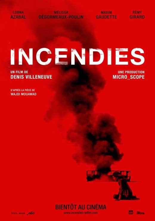 Filmposter 6 Incendies Punt Er zijn 3 aandrachtspunten in deze poster. De filmtitel en de bus met rook. Lijn Er zijn 2 lijnen in de poster.