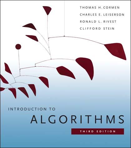Boek Introduction to Algorithms, Third Edition. Thomas H. Cormen, Charles E.