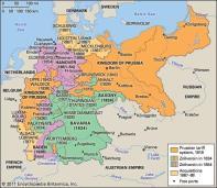 minister-president Pruisen Droomde van Groot Duits Keizerrijk 1864: oorlog met Denemarken 1866: oorlog met Oostenrijk 1870: Frankrijk verklaart Pruisen de oorlog