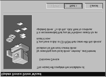 4. Installatie stuurprogramma Let op: Indien u Windows 95 gebruikt, dient DirectX versie 5.0 of hoger geïnstalleerd te zijn. Dit kunt u installeren vanaf de spel-cd.