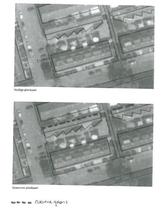 Zienswijze 7 J. de Jong, Europasingel 10, 3411 BL Lopik. Samenvatting zienswijze: De garages bij de woningen aan de Europasingel sluiten aan op de bergingen bij de woningen aan de Berkehof.