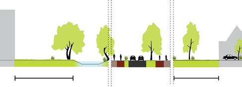 aan de Amersfoortsestraatweg zijn minimaal 12 meter diep en groen ingericht.