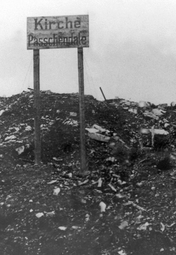 JAARTHEMA 100 jaar Slag bij Passendale In 1916 starten de Duitsers met de aanleg van verdedigingsstructuren op de hoogtes van de West- Vlaamse heuvelrug.