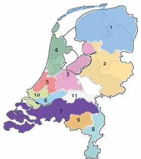 Bijlage I Regionale Informatie- en ExpertiseCentra 1. Noord 2. Oost-Nederland 3. Midden-Nederland 4. Noord-Holland 5.